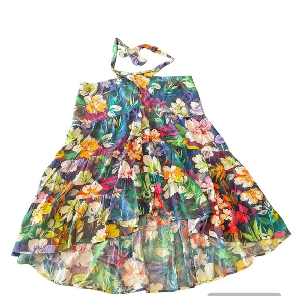 Jams World Women’s Floral Oasis Halter Top - Picture 1 of 6